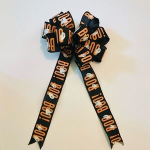 Handmade Halloween Wreath Bow